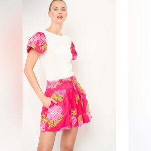 FLORA BEA XSMALL Ambrose Short NWT BEAUTIFUL PINK